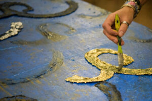 Opera commemorativa del 50° anniversario della collaborazione tra Velier SpA e Champagne Billecart-Salmon