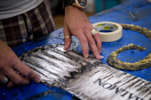 Opera commemorativa del 50° anniversario della collaborazione tra Velier SpA e Champagne Billecart-Salmon